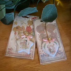 Precious Moments Set of 2 Ornaments